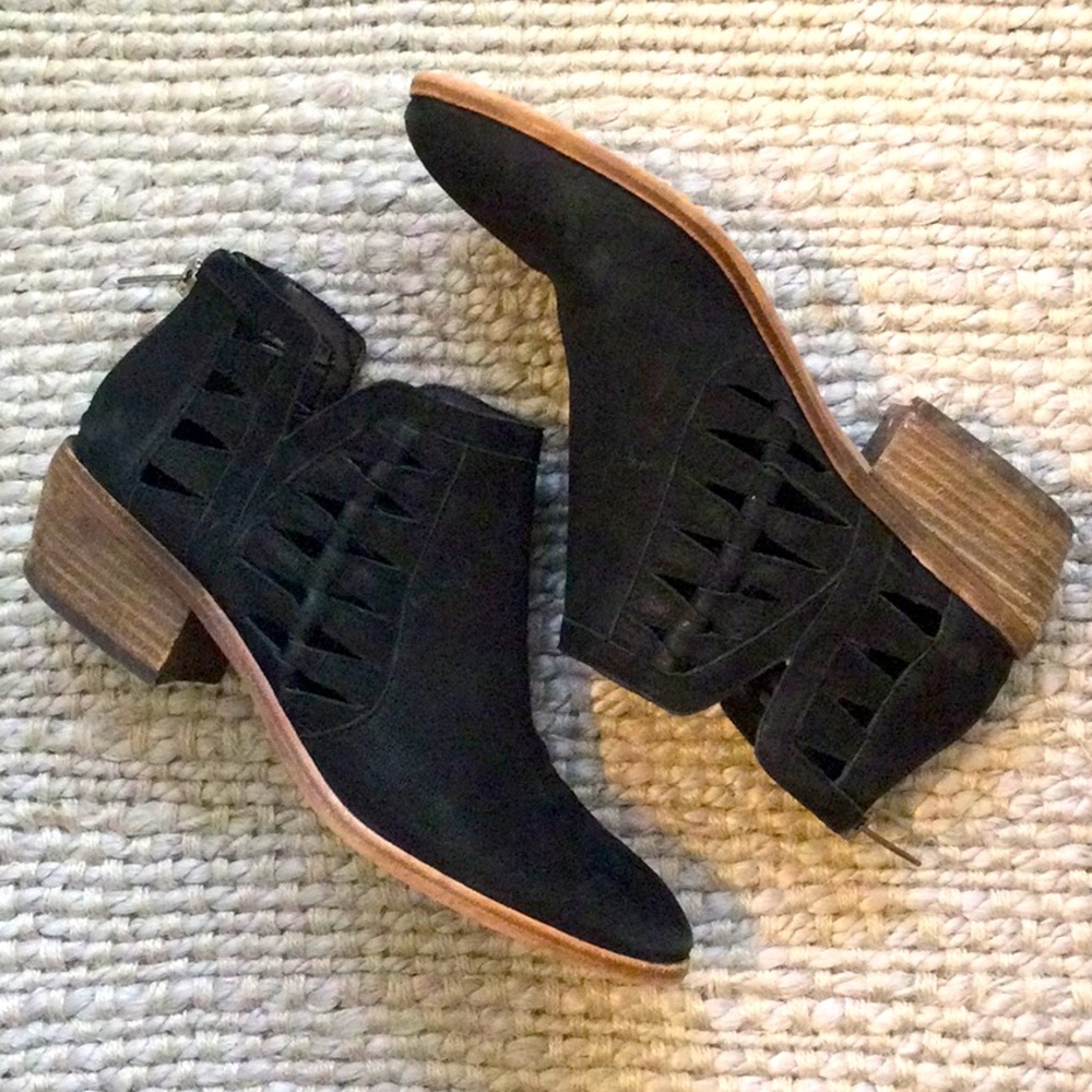 Vince Camuto Black Suede Bootie